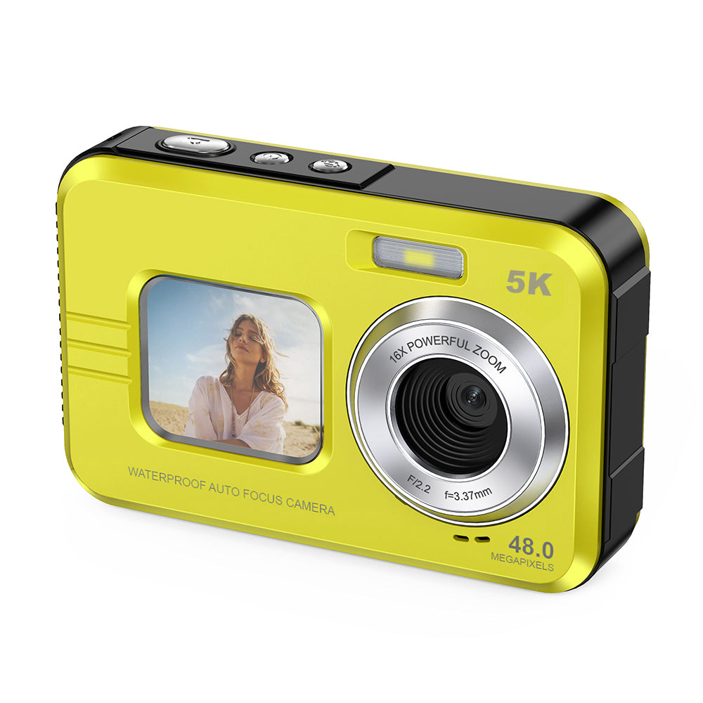 Waterproof Digital Camera with Front Screen β Perfect for Selfies, Vlogging & Outdoor Adventures