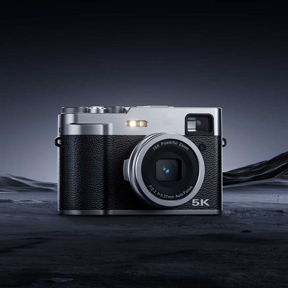 5K Dual Camera with Front Autofocus β 48MP, 16X Zoom, WiFi & Vlogging Ready