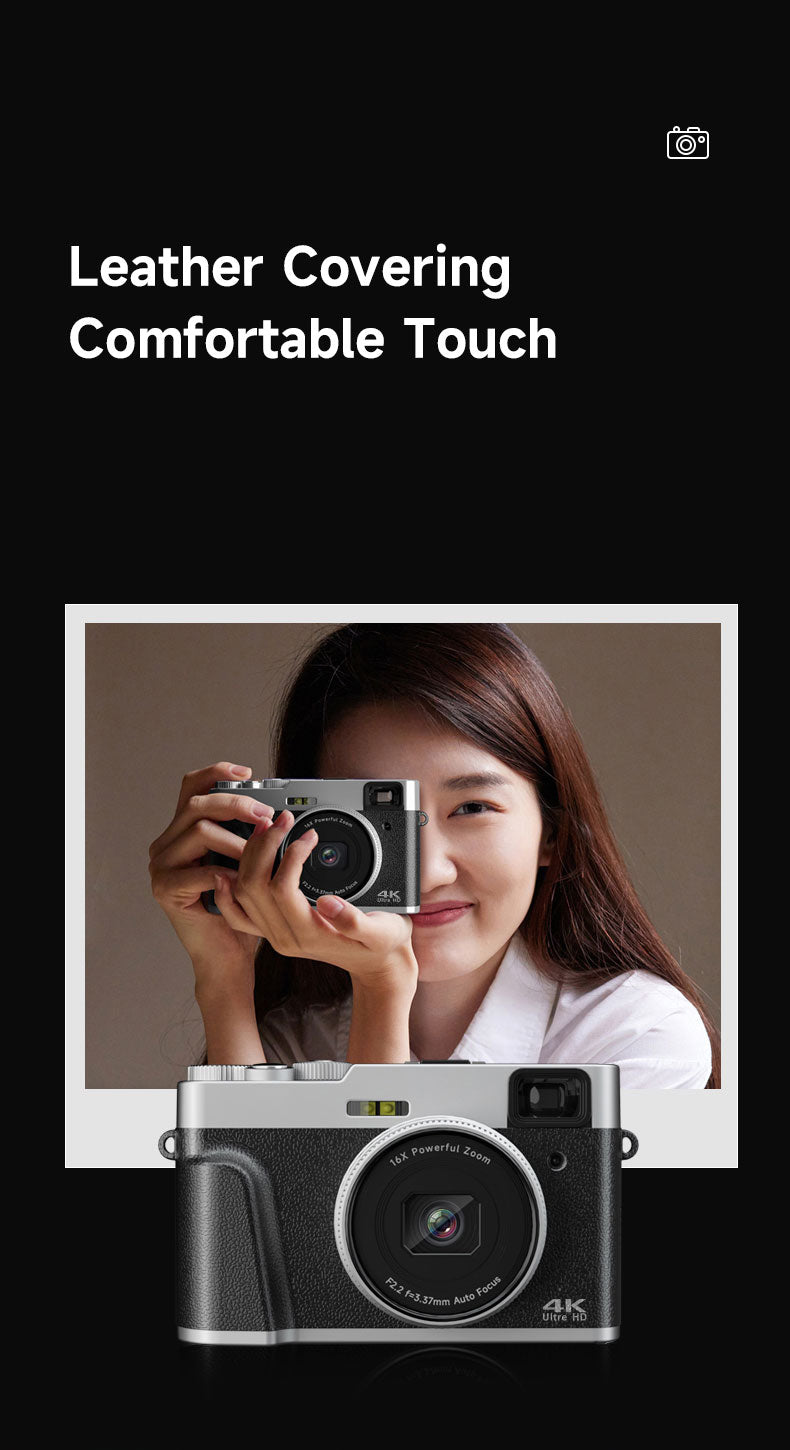4K Digital Camera with Autofocus & 16X Zoom β Vlogging, Photography & HD Video Recording