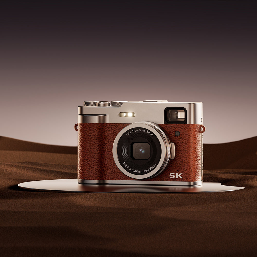5K Dual Camera with Front Autofocus β 48MP, 16X Zoom, WiFi & Vlogging Ready