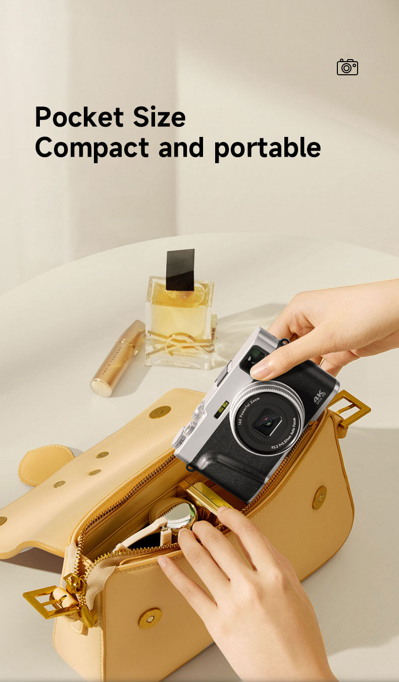 4K Digital Camera with Autofocus & 16X Zoom β Vlogging, Photography & HD Video Recording