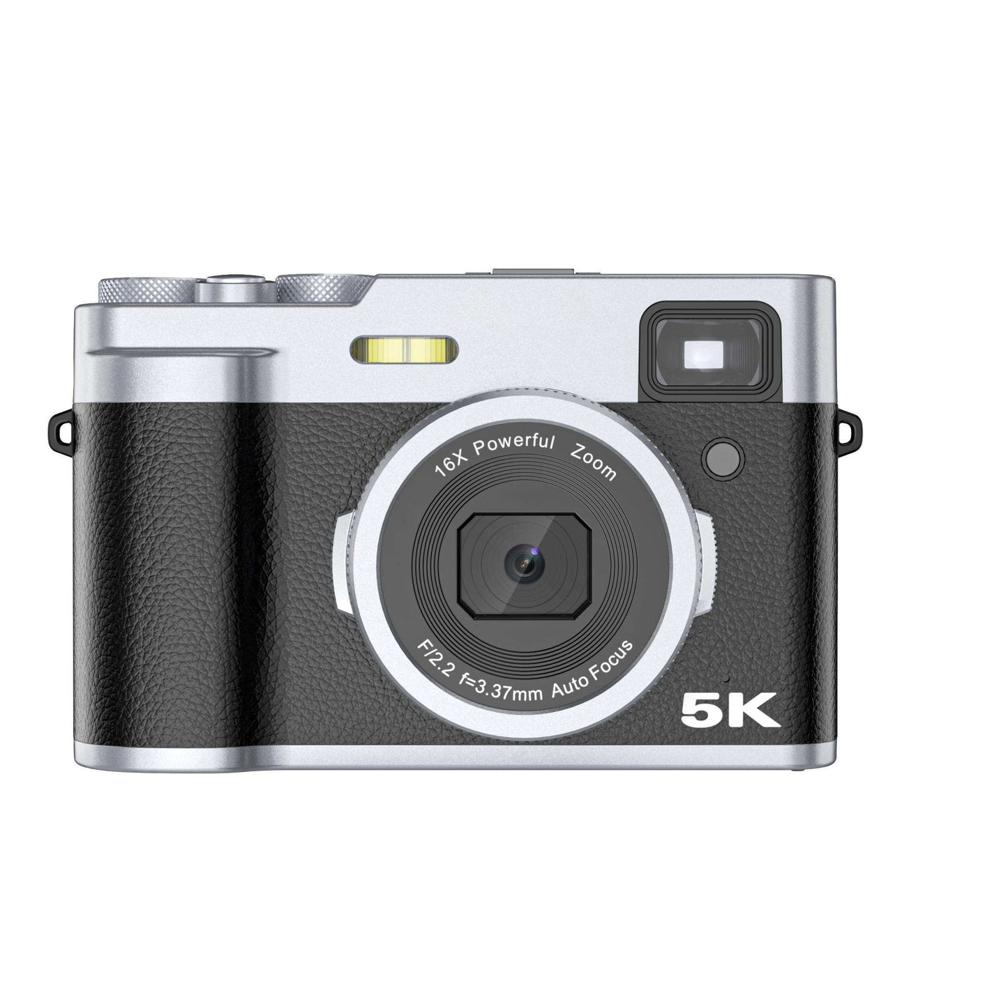 5K Dual Camera with Front Autofocus β 48MP, 16X Zoom, WiFi & Vlogging Ready