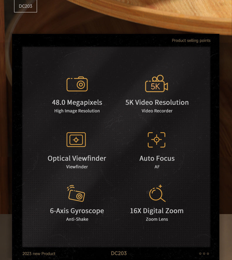 5K Dual Camera with Front Autofocus β 48MP, 16X Zoom, WiFi & Vlogging Ready