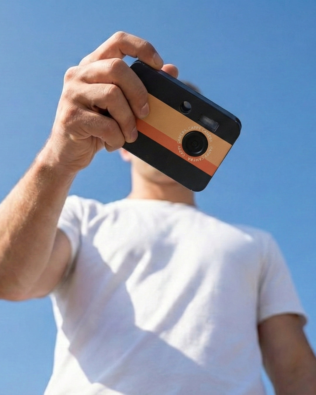 Cappy Camera — Screenless Digital Camera, Retro Film-Style Photos & Video, Built-in Flash, 32GB SD Card Included