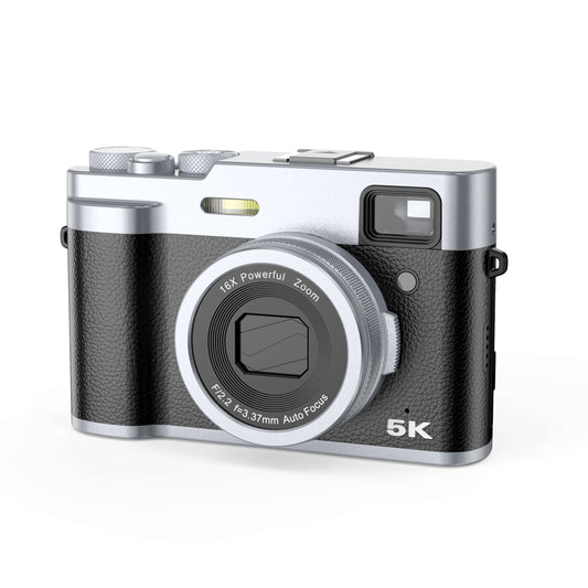 5K Dual Camera with Front Autofocus – 48MP, 16X Zoom, WiFi & Vlogging Ready